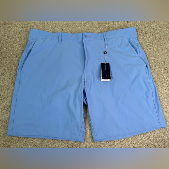 Holderness & Bourne Men’s 40 Slater Shorts Windsor Golf Performance Blue Stretch - Picture 1 of 11
